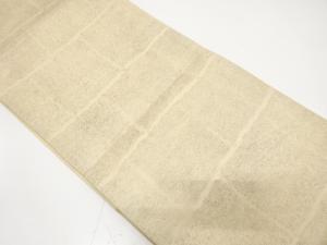 アンティーク　枡模様織り出し袋帯（材料）